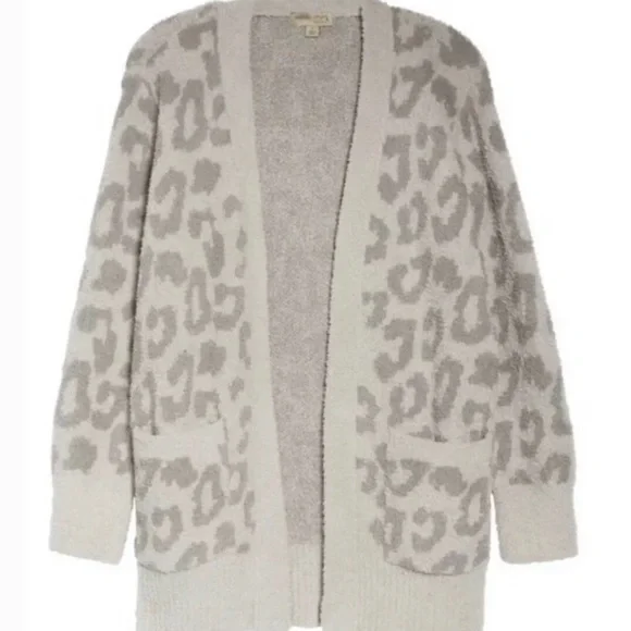 🎉HP🎉New Barefoot Dreams Leopard Cozy Chic
Cardigan Linen/Warm Grey XL🤍 - Picture 2 of 10